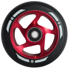 Paspirtuko ratas, "Union Wheel" 100 mm, juodas/raudonas