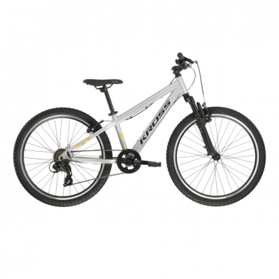 KROSS Dust JR 1.0 gry-bla g vaikiškas kalnų (MTB) dviratis (24")