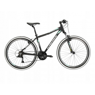 Dviratis KROSS Espera 1 D SR bla-tur-whi m moteriškas kalnų (MTB) dviratis (26")