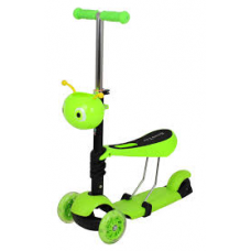 Vaikiškas paspirtukas 3in1 TD Sport triratis/Ø12cm žalias/maks. 30kg Vaikiškas paspirtukas 3in1 TD Sport triratis/Ø12cm žalias/maks. 30kg