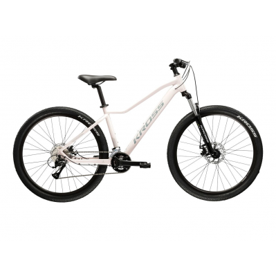 Dviratis KROSS Lea 3.0 D / Pink-Grey Gloss / moteriškas kalnų (MTB) dviratis (27.5 x 17") MY25 (M-Dydis)